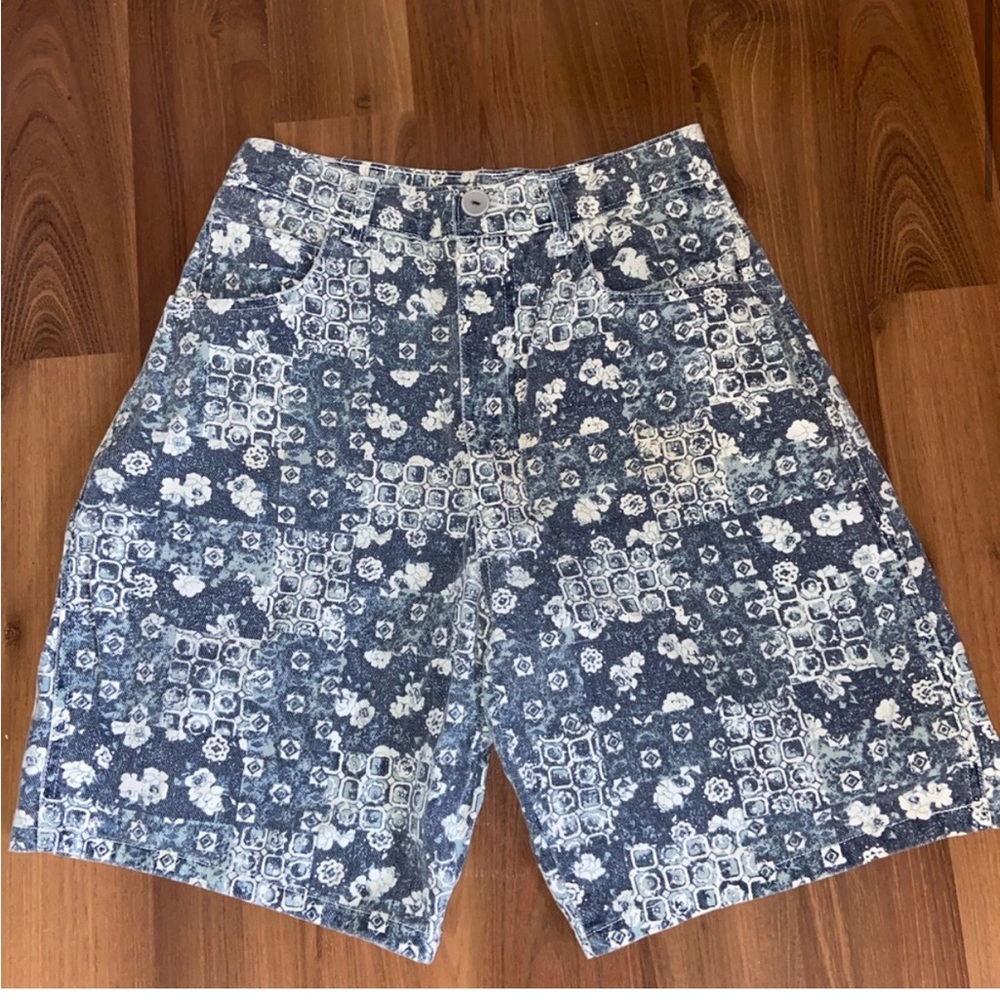 Funky High Rise Vintage Denim Shorts